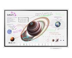Samsung Flip Pro WM65B 65" 4K UHD Interactive Flat Panel Display Advanced Multi-Touch Technology Built-In Tizen OS Smart Board (LH65WMBWBGCXUE)