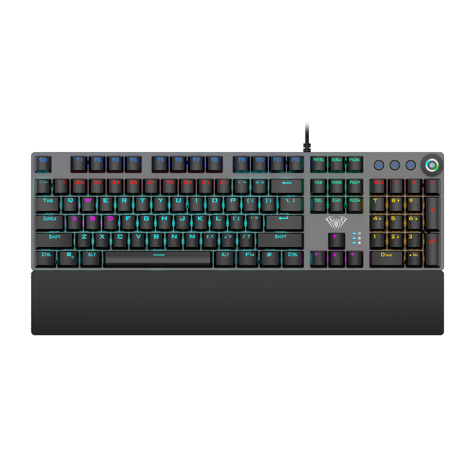 AULA F2058 Customizable Gaming RGB Mechanical Keyboard with Blue Switch