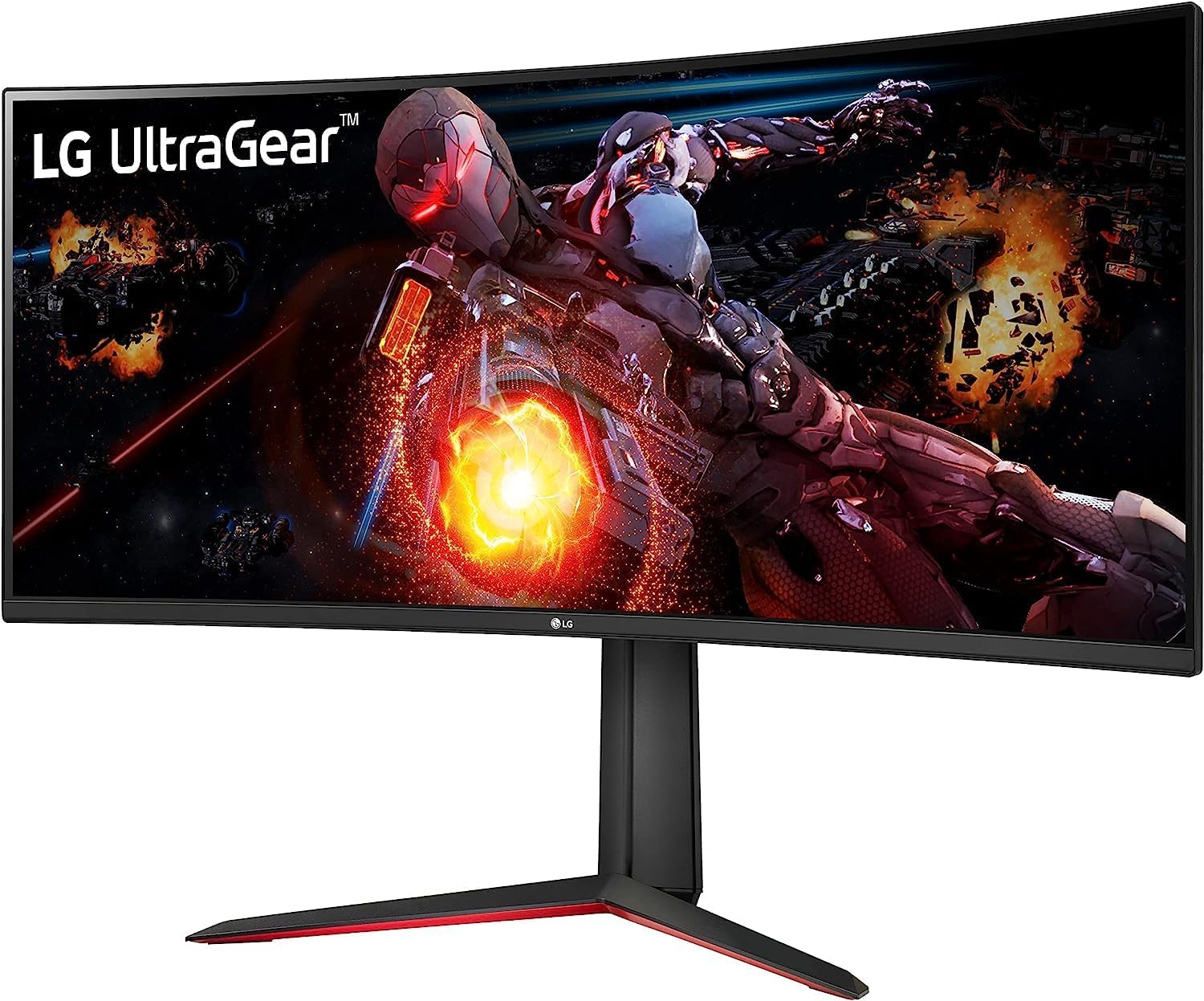 LG 34" Curved Gaming Monitor UltraGear™ QHD (3440 x 1440) Monitor IPS Display Panel 1800R Curvature HDR 10 160 HZ Refresh Rate (34G600A) view 3