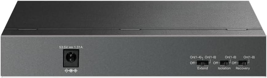 TP-Link TL-LS109P 9-Port 10/100Mbps Desktop Switch with 8-Port PoE+ view 3