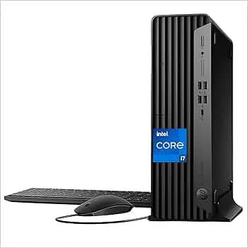 HP Pro Mini 400 G9 Desktop PC Intel Core i7 14700T 8GB RAM 512GB SSD Integrated Intel® UHD Graphics 770 HP 125 Wired Keyboard and HP 125 Wired Mouse Desktop PC Bundle 1 Year Warranty