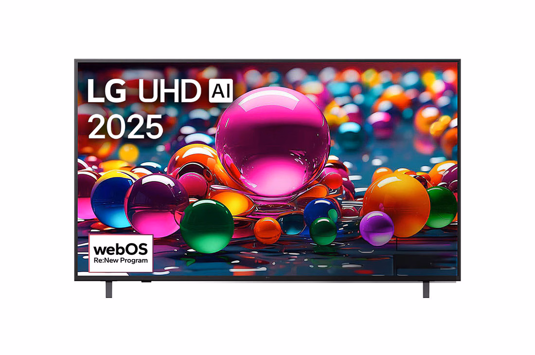 LG 55 Inch AI UA80 4K UHD Smart TV HDR10 webOS25 55UA80006