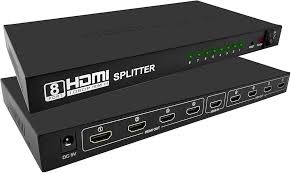 HDMI Splitter 1-in 8-out Full HD 8 Port Outputs 8K HDMI Distribution Repeater