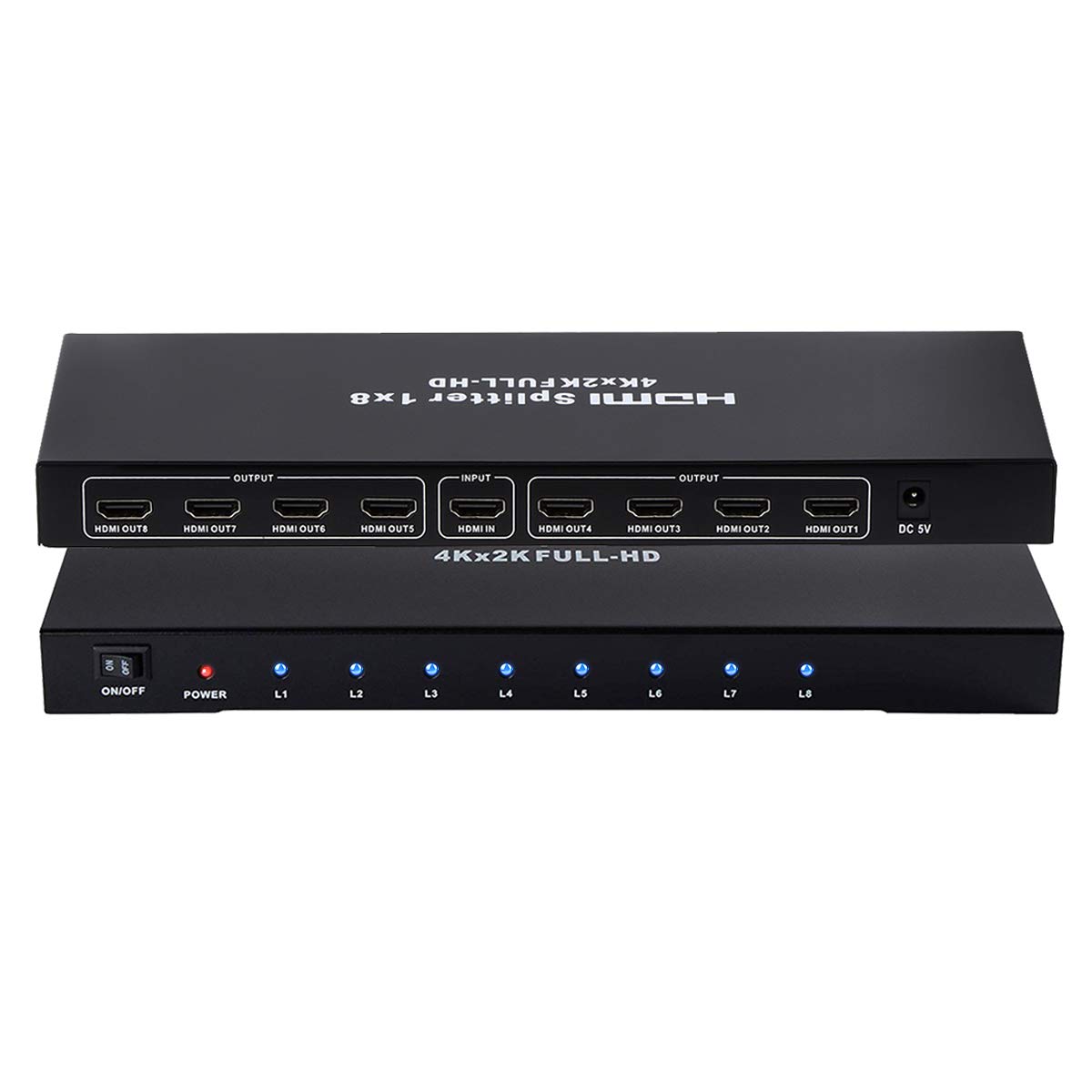 HDMI Splitter 1-in 8-out Full HD 8 Port Outputs 8K HDMI Distribution Repeater view 3