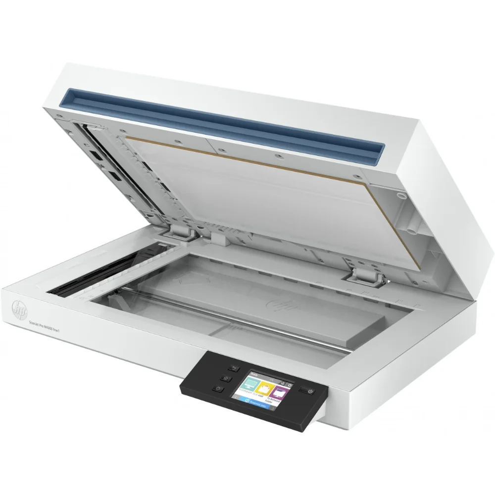 HP ScanJet Pro N4600 fnw1 (20G07A) Up to 600 dpi (color and mono, ADF) Up to 1200 dpi (color and mono, flatbed) Network Scanner view 3