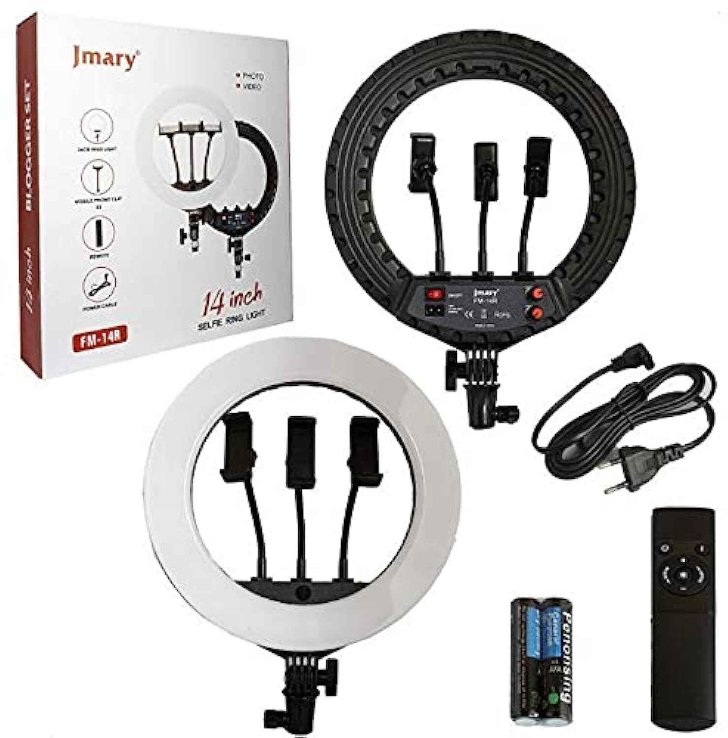 Jmary 14" Multi Colour Ring Light FM-14R view 3