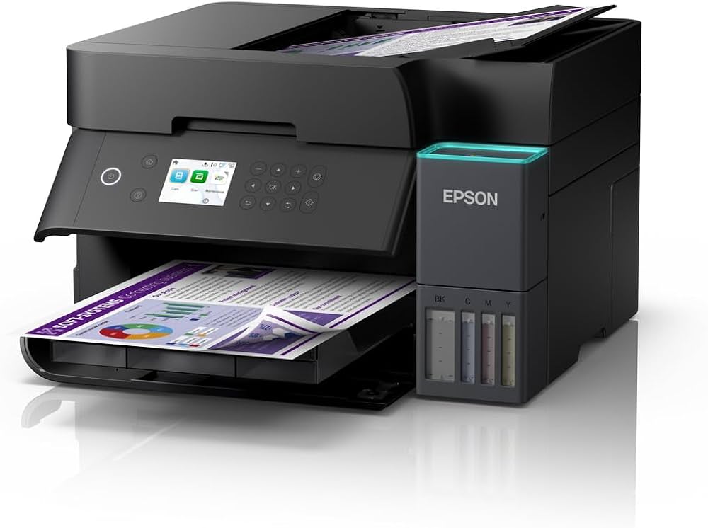Epson EcoTank L6370 A4 Duplex Multifunction Wi-Fi Inkjet Printer view 3
