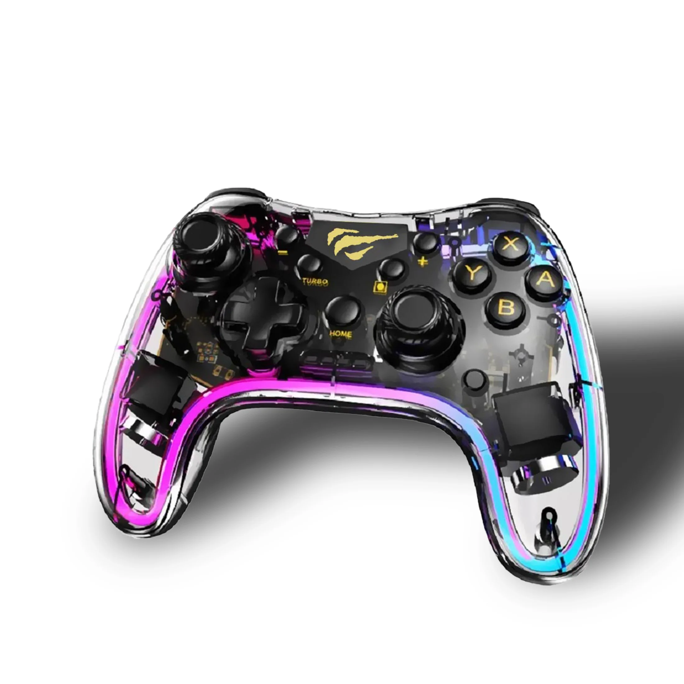 Havit Gamenote G158BT Pro Transparent RGB Gamepad with Vibration Feedback