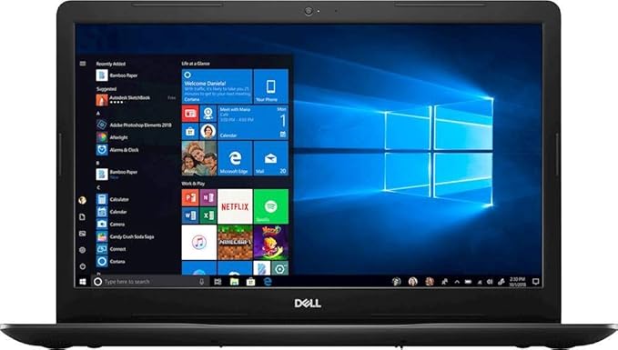 Dell Inspiron 3793 10th Gen Intel Core i7-1065G7 17.3" FHD Anti-Glare LED-Backlit Display 16GB DDR4 RAM 256GB PCIe NVMe SSD Intel Iris Plus Graphics Windows 10 Home Ex UK 6 Months Warranty