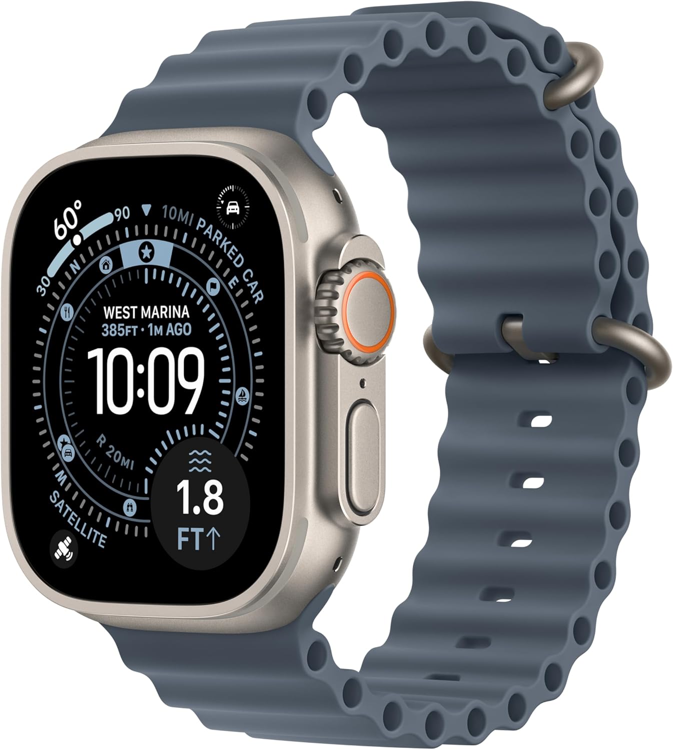 Apple Watch Ultra 3 [GPS + Cellular 49mm] Running & Multisport Smartwatch w/Rugged Titanium Case Advanced Health & Fitness Tracking
