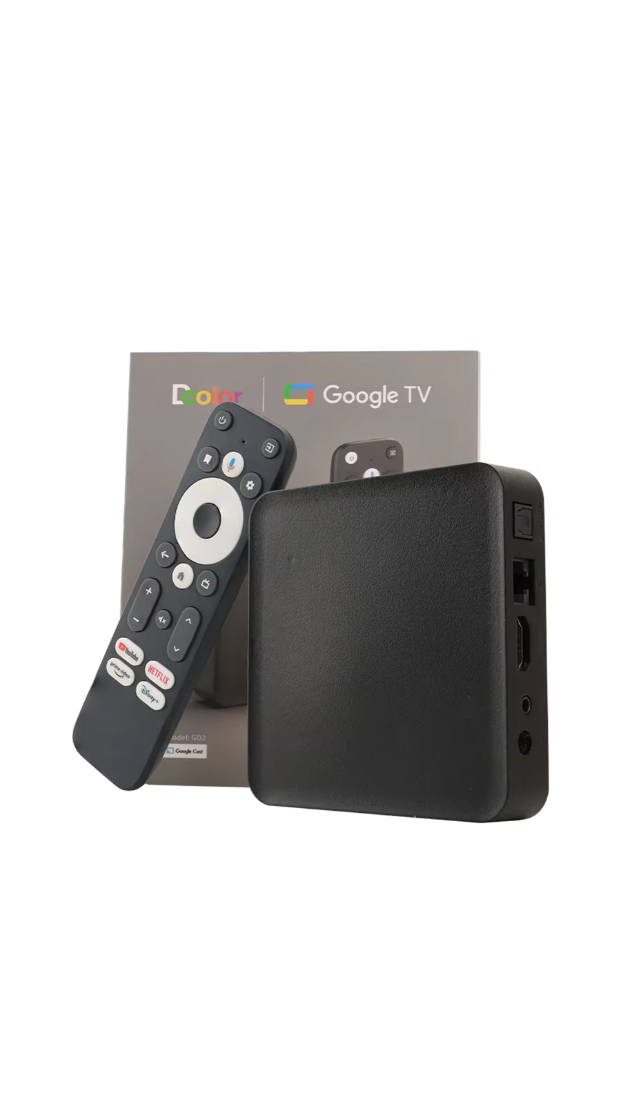 DCOLOR GD2 Google certified GTV TV Box 4K Android 12 Dual Band WiFi TV Smart TV Box