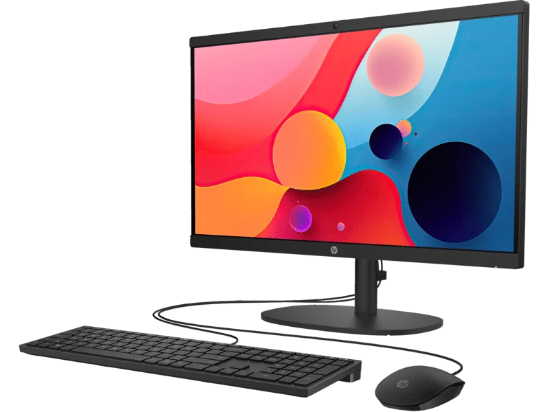 HP All-in-One Desktop 22-dg0013nh (A99BKEA) Intel Core i3-N300 8GB DDR5-4800 MT/s RAM 512GB PCIe NVMe M.2 SSD 21.5" Diagonal FHD Display Integrated Intel® UHD Graphics Black 1 Year Warranty