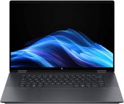 HP OmniBook X Flip 2-in-1 Laptop NGAI 14-fm0013dx Laptop Intel Core Ultra 5 256V 16GB LPDDR5x SDRAM 512GB PCIe NVMe M.2 SSD 14" 2K IPS LED Touchscreen Display 5MP IR AI Camera Windows 11 Home Poly Studio view 3