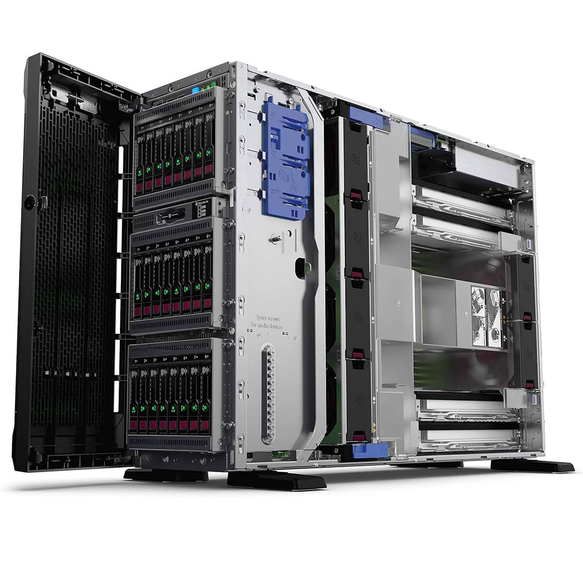 HPE ProLiant ML350 Gen 10 500W 8 Core Server With 16GB RAM 2TB SAS HDD PSU Tower Server