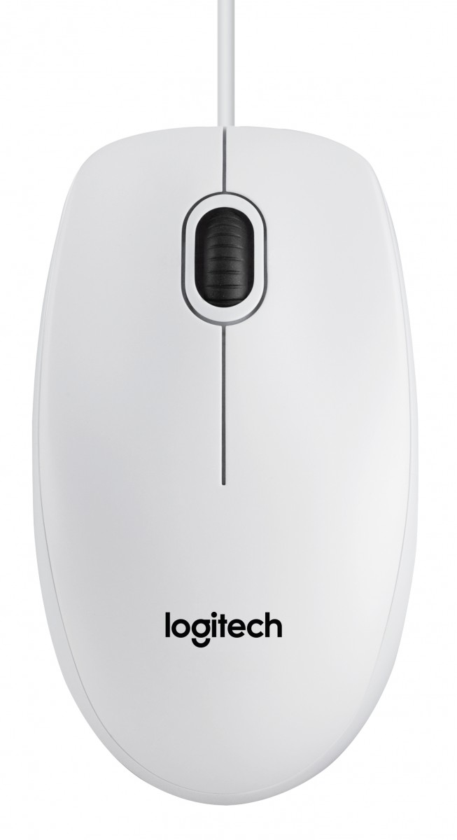 Logitech Business B100 optical wired USB Mouse view 3