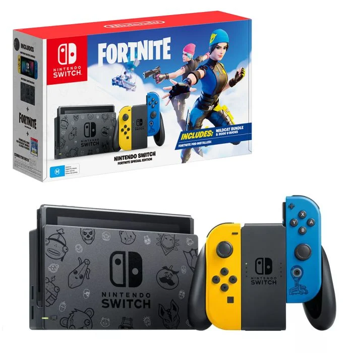 Nintendo Switch Fortnite Edition view 3