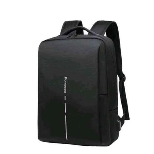 PONASOO Waterproof Large Classic Zipper Laptop Backpack view 3