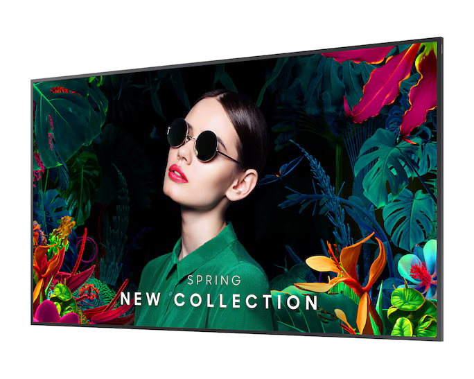Samsung 32" Crystal 4K Ultra High Definition Signage QMC Ultra-Slim Commercial Digital Signage Display LH32QMCEPGCXUE