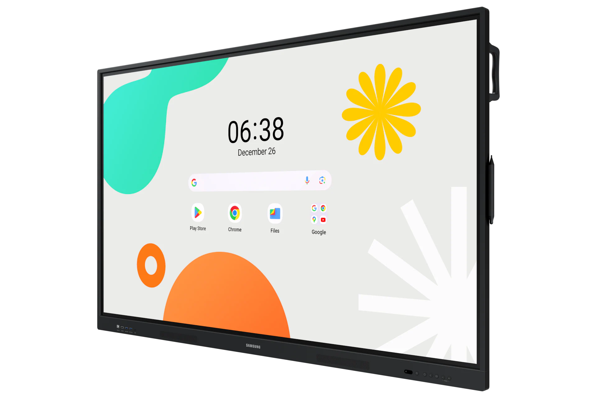 Samsung Flip Pro WM75B 75" 4K UHD Interactive Display Flat Panel Advanced Multi-Touch Technology Built-In Tizen OS Smart Board (LH75WMBWLGCXUE)