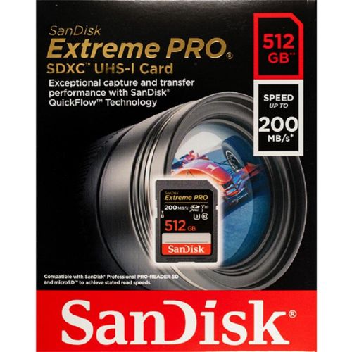 SanDisk Extreme Pro 512GB microSD SDXC UHS-I Card 200MB/S