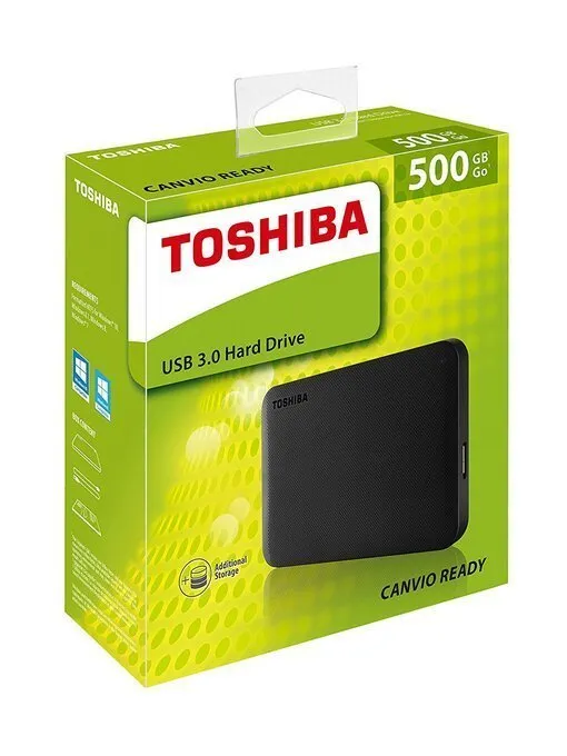 Toshiba 500GB USB 3.0 Portable External Hard Drive