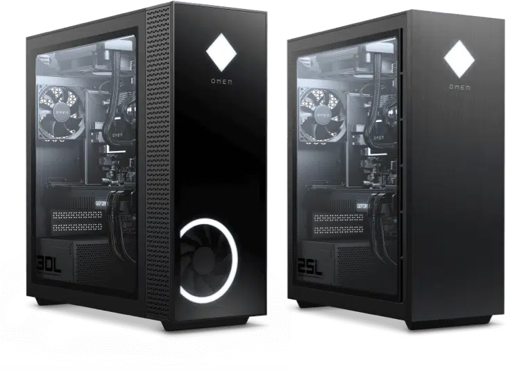 HP OMEN 25L Gaming Desktop PC, Intel Core i7-12700f 32GB RAM 512GB SSD RGB Air Cooling 8GB GeForce RTX 4060 Super Graphics Computer Tower 1 Year Warranty